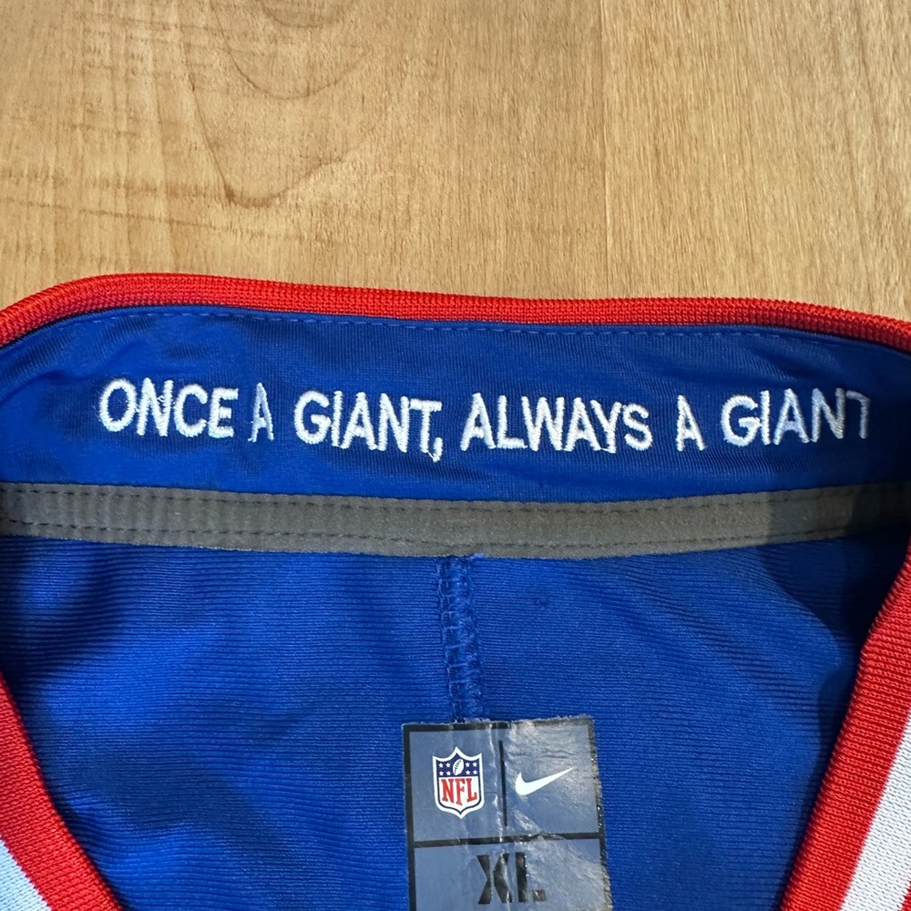 Men's New York Giant Barkley Nike Royal Classic Vapor Elite Player Jersey - Picture 13 of 13
